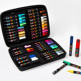 Marqueur Posca lot de 40 étui Rubbercase dans le groupe Stylos / Crayons d'artistes / Marqueurs acryliques chez Pen Store (136282) Marqueur Posca lot de 40 étui Rubbercase dans le groupe Stylos / Crayons d'artistes / Marqueurs acryliques chez Pen Store (136282)