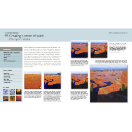 Learn to Paint in Acrylics with 50 Small Paintings dans le groupe Loisirs créatifs / Livres / Livres d'instruction chez Pen Store (136299)