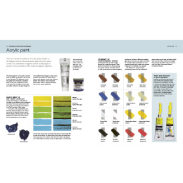 Learn to Paint in Acrylics with 50 Small Paintings dans le groupe Loisirs créatifs / Livres / Livres d'instruction chez Pen Store (136299)
