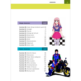 Mega Manga Characters dans le groupe Loisirs créatifs / Livres / Livres d'instruction chez Pen Store (136309)