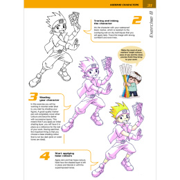 Mega Manga Characters dans le groupe Loisirs créatifs / Livres / Livres d'instruction chez Pen Store (136309)