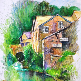 Sketching Outdoors dans le groupe Loisirs créatifs / Livres / Livres pour inspiration chez Pen Store (136312)