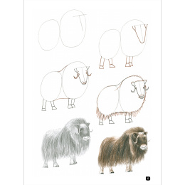 Draw 100: Animals dans le groupe Loisirs créatifs / Livres / Livres pour inspiration chez Pen Store (136316)