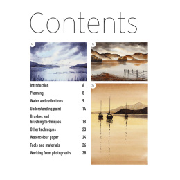The Easy Guide to Painting Water in Watercolour dans le groupe Loisirs créatifs / Livres / Livres d'instruction chez Pen Store (136317)
