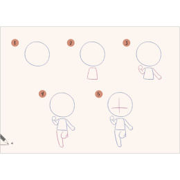 Draw 30: Kawaii dans le groupe Loisirs créatifs / Livres / Livres d'instruction chez Pen Store (136323)