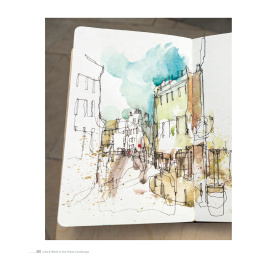 Line & Wash in the Urban Landscape dans le groupe Loisirs créatifs / Livres / Livres pour inspiration chez Pen Store (136325)