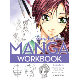 Step-by-Step Manga Workbook dans le groupe Loisirs créatifs / Livres / Livres pour inspiration chez Pen Store (136329)