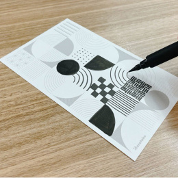 Bimoji Fude Brush Pen lot de 5 dans le groupe Stylos / Crayons d'artistes / Feutres pinceaux chez Pen Store (136420)