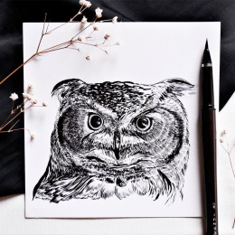 Stylo pinceau Mannen Mouhitsu TAKUJO No.8 dans le groupe Stylos / Crayons d'artistes / Feutres pinceaux chez Pen Store (136425)