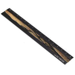 Règle Aluminium/Bois 15 cm Black/Pale Moon Ebony dans le groupe Loisirs créatifs / Accessoires Hobby / Règles chez Pen Store (136447)