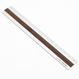 Règle Aluminium/Bois 15 cm Silver/Indian Rose dans le groupe Loisirs créatifs / Accessoires Hobby / Règles chez Pen Store (136450)