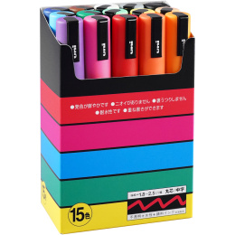 Posca PC-5M coffret de 15 dans le groupe Stylos / Crayons d'artistes / Marqueurs acryliques chez Pen Store (136464)