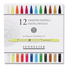 Ensemble de crayons pastels 12 pièces + 12 vides dans le groupe Stylos / Crayons d'artistes / Crayons pastels chez Pen Store (136577)