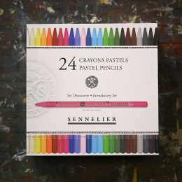 Crayons pastel set de 24 dans le groupe Stylos / Crayons d'artistes / Crayons pastels chez Pen Store (136578)