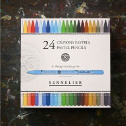 Ensemble de crayons pastels 24 pièces Landscape dans le groupe Stylos / Crayons d'artistes / Crayons pastels chez Pen Store (136579)