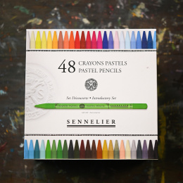 Ensemble de crayons pastels 48 pièces dans le groupe Stylos / Crayons d'artistes / Crayons pastels chez Pen Store (136580)