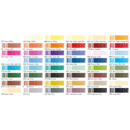 Ensemble de crayons pastels 24 pièces courts + 12 vides dans le groupe Stylos / Crayons d'artistes / Crayons pastels chez Pen Store (136581)