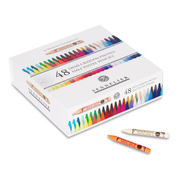 Ensemble de crayons pastels 48 pièces courts dans le groupe Stylos / Crayons d'artistes / Crayons pastels chez Pen Store (136582)