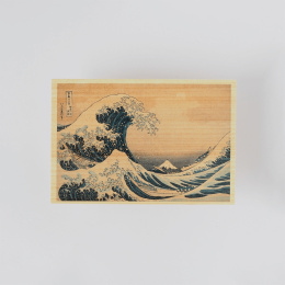 Carte postale en bois de Hinoki – Hokusai ”Views of Mount Fuji” Ensemble de 6 A dans le groupe Loisirs créatifs / Fêtes et saisons / Cartes et enveloppes chez Pen Store (136592)