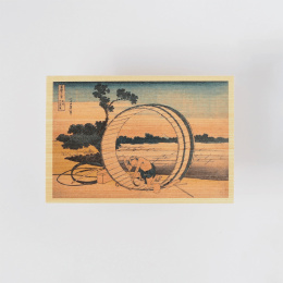 Carte postale en bois de Hinoki – Hokusai ”Views of Mount Fuji” Ensemble de 6 A dans le groupe Loisirs créatifs / Fêtes et saisons / Cartes et enveloppes chez Pen Store (136592)