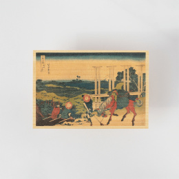 Carte postale en bois de Hinoki – Hokusai ”Views of Mount Fuji” Ensemble de 6 A dans le groupe Loisirs créatifs / Fêtes et saisons / Cartes et enveloppes chez Pen Store (136592)