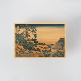 Carte postale en bois de Hinoki – Hokusai ”Views of Mount Fuji” Ensemble de 6 A dans le groupe Loisirs créatifs / Fêtes et saisons / Cartes et enveloppes chez Pen Store (136592)