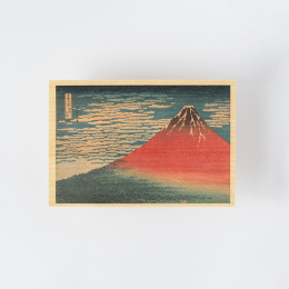 Carte postale en bois de Hinoki – Hokusai ”Views of Mount Fuji” Ensemble de 6 B dans le groupe Loisirs créatifs / Fêtes et saisons / Cartes et enveloppes chez Pen Store (136593)