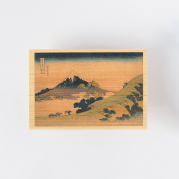 Carte postale en bois de Hinoki – Hokusai ”Views of Mount Fuji” Ensemble de 6 B dans le groupe Loisirs créatifs / Fêtes et saisons / Cartes et enveloppes chez Pen Store (136593)