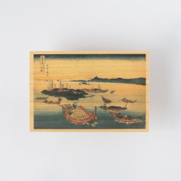 Carte postale en bois de Hinoki – Hokusai ”Views of Mount Fuji” Ensemble de 6 B dans le groupe Loisirs créatifs / Fêtes et saisons / Cartes et enveloppes chez Pen Store (136593)