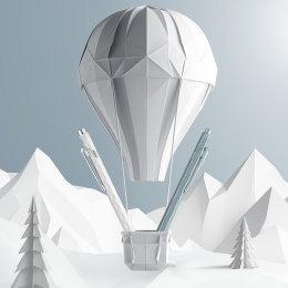 849 Alpine Frost Stylo-bille Bleu dans le groupe Cadeaux & Idées cadeaux / Cadeau selon les centres d’intérêt / Cadeau pour amateur de design chez Pen Store (136598)