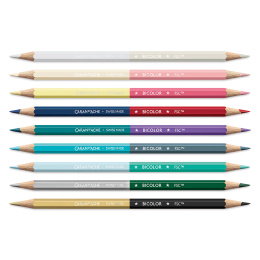 Bicolor Alpine Frost Set de 9 + pinceau dans le groupe Stylos / Crayons d'artistes / Crayons aquarellables chez Pen Store (136599)