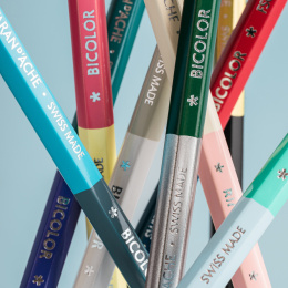 Bicolor Alpine Frost Set de 9 + pinceau dans le groupe Stylos / Crayons d'artistes / Crayons aquarellables chez Pen Store (136599)