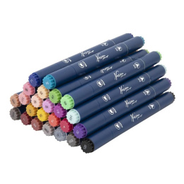 Marker Wallet 24 Stylos dans le groupe Stylos / Crayons d'artistes / Feutres d'illustrations chez Pen Store (136611)