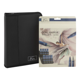 Marker Wallet 24 Stylos dans le groupe Stylos / Crayons d'artistes / Feutres d'illustrations chez Pen Store (136611)