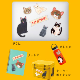 Sticker pack Kahoko Cat dans le groupe Loisirs créatifs / Former / Stickers chez Pen Store (136612)