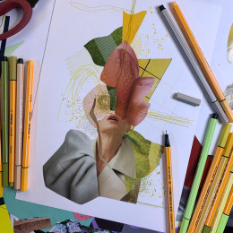 Point 88 Fineliner lot de 8 Pastel dans le groupe Kundsegment / Kundsegment Art chez Pen Store (136797)