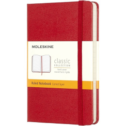 Classic Hard Cover Notebook Pocket Red dans le groupe Papiers & Blocs / Écrire et consigner / Carnets chez Pen Store (136819_r)