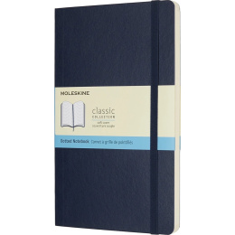 Classic Soft Cover Notebook Large Blue Dotted dans le groupe Papiers & Blocs / Écrire et consigner / Carnets chez Pen Store (136828)