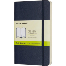 Classic Soft Cover Notebook Pocket Blue Non ligné dans le groupe Papiers & Blocs / Écrire et consigner / Carnets chez Pen Store (136832)