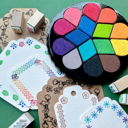 Set de tampons Iroitoshi Soso 15 pièces dans le groupe Loisirs créatifs / Accessoires Hobby / Tampons chez Pen Store (136886)