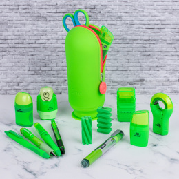 Pen Case Hoop Vacuum Neon Green dans le groupe Kids / Crayons pours les enfants / Trousse pour enfants chez Pen Store (136948)