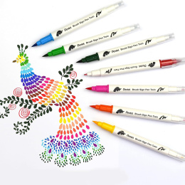 Brush Sign Pen Twin coffret de 30 + Zipper Pouch dans le groupe Stylos / Crayons d'artistes / Feutres pinceaux chez Pen Store (137002)