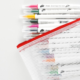 Brush Sign Pen Twin coffret de 30 + Zipper Pouch dans le groupe Stylos / Crayons d'artistes / Feutres pinceaux chez Pen Store (137002)