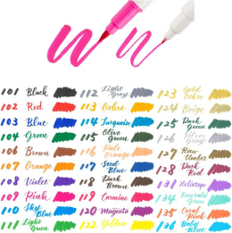 Brush Sign Pen Twin coffret de 30 + Zipper Pouch dans le groupe Stylos / Crayons d'artistes / Feutres pinceaux chez Pen Store (137002)