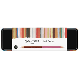 Bicolor Paul Smith Set de 12 + pinceau dans le groupe Stylos / Crayons d'artistes / Crayons aquarellables chez Pen Store (137004)
