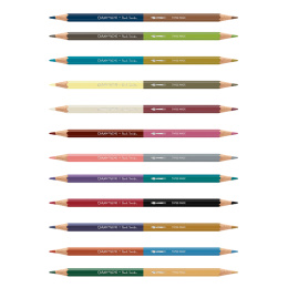 Bicolor Paul Smith Set de 12 + pinceau dans le groupe Stylos / Crayons d'artistes / Crayons aquarellables chez Pen Store (137004)