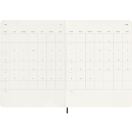 Calendrier 18M WeekNote Soft Cover XL Black dans le groupe Papiers & Blocs / Calendriers et agendas / Calendriers 18 mois chez Pen Store (137009)
