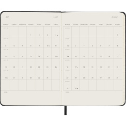 Calendrier 18M WeekNote Hard Cover Pocket Black dans le groupe Papiers & Blocs / Calendriers et agendas / Calendriers 18 mois chez Pen Store (137010)