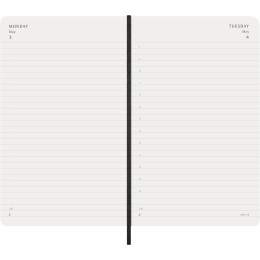 Calendrier 18M Daily Soft Cover Large Black dans le groupe Papiers & Blocs / Calendriers et agendas / Calendriers 18 mois chez Pen Store (137015)