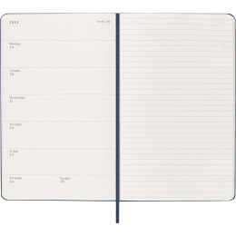 Calendrier 18M WeekNote Hard Cover Large Sapphire Blue dans le groupe Papiers & Blocs / Calendriers et agendas / Calendriers 18 mois chez Pen Store (137017)